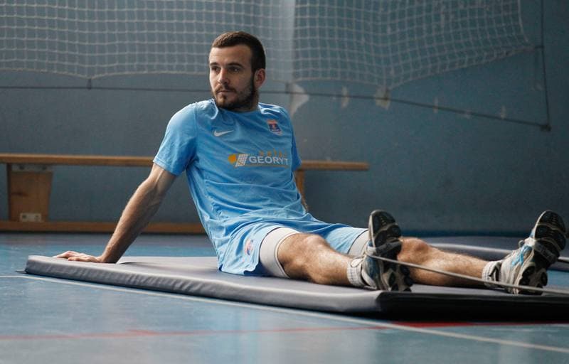 Football. Termalica Bruk-Bet Nieciecza. Training. 30.01.2014