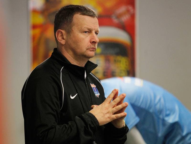 Football. Termalica Bruk-Bet Nieciecza. Training. 30.01.2014