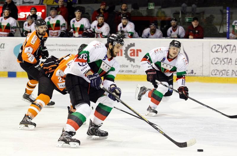 Ice Hockey. Polska Hokej Liga. GKS Tychy - JKH GKS Jastrzebie. 30.11.2014