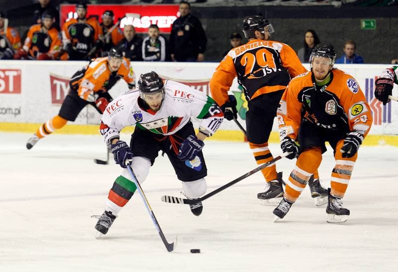 Ice Hockey. Polska Hokej Liga. GKS Tychy - JKH GKS Jastrzebie. 30.11.2014
