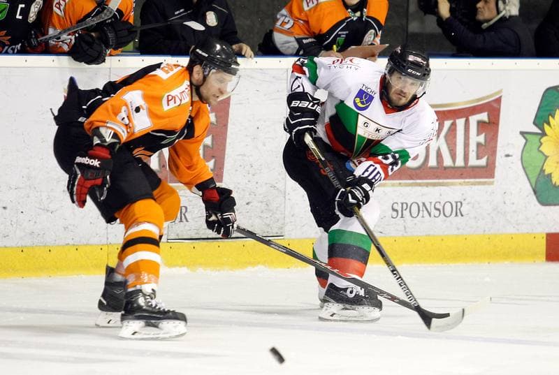 Ice Hockey. Polska Hokej Liga. GKS Tychy - JKH GKS Jastrzebie. 30.11.2014