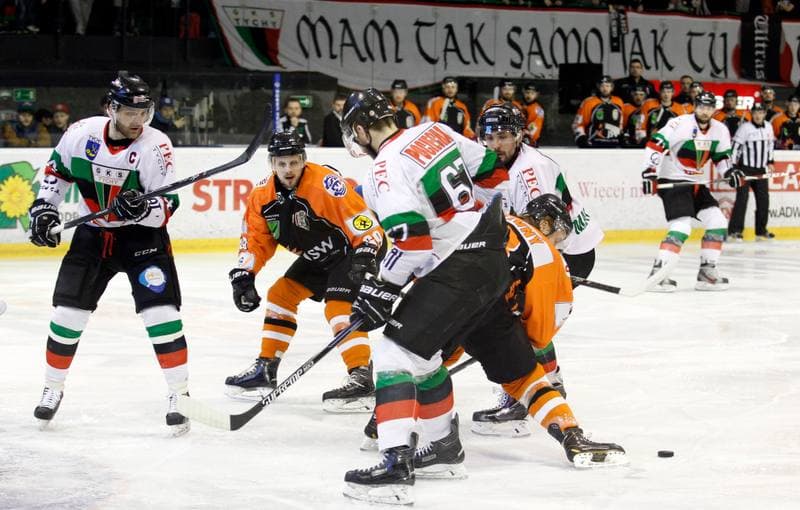 Ice Hockey. Polska Hokej Liga. GKS Tychy - JKH GKS Jastrzebie. 30.11.2014