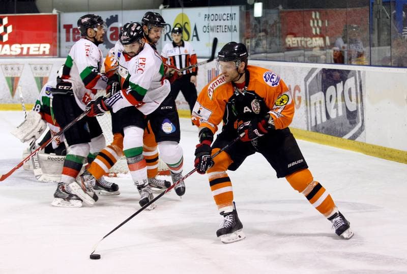 Ice Hockey. Polska Hokej Liga. GKS Tychy - JKH GKS Jastrzebie. 30.11.2014