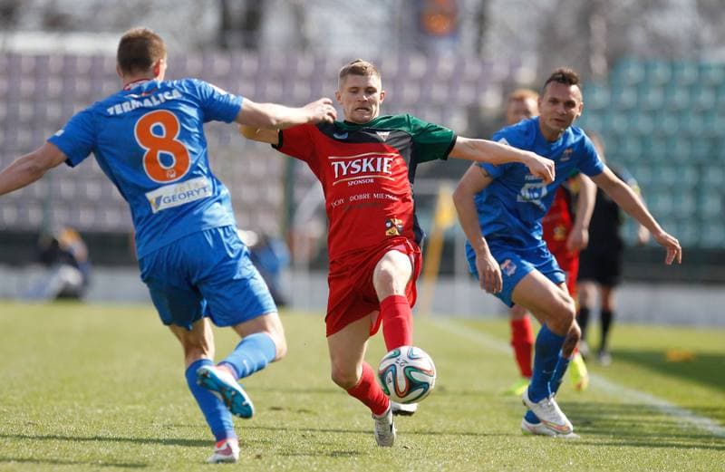 Football. I Liga. GKS Tychy - Termalica Bruk Bet Nieciecza. 28.03.2015
