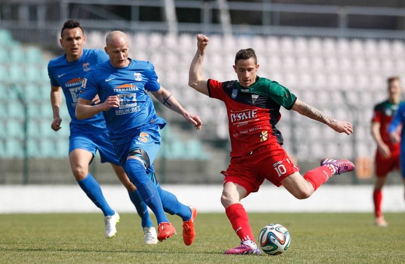 Football. I Liga. GKS Tychy - Termalica Bruk Bet Nieciecza. 28.03.2015