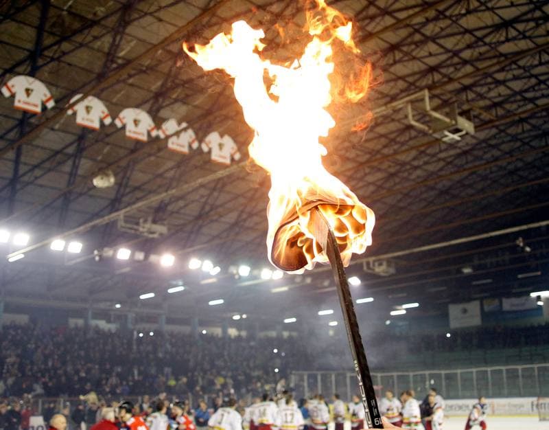 Ice Hockey. I Liga. Zaglebie Sosnowiec - Nesta Torun. 22.03.2015