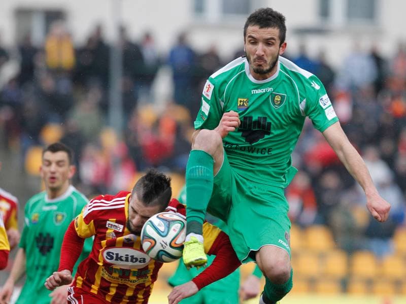 Football. I Liga. Chojniczanka Chojnice - GKS Katowice. 21.03.2015