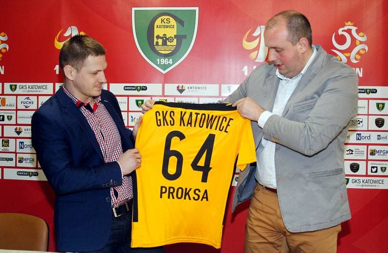 Football. GKS Katowice. Press Conference. 17.03.2015