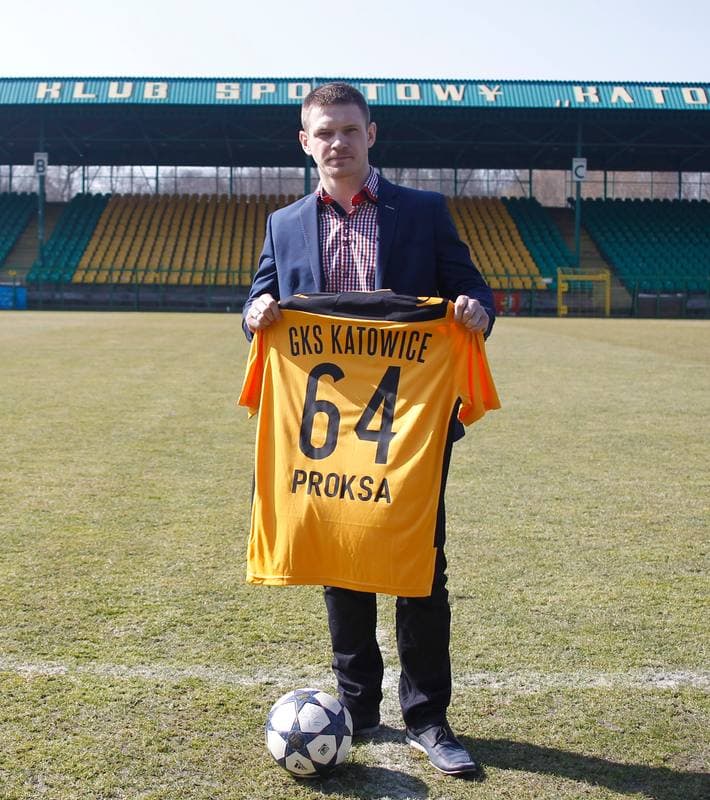 Football. GKS Katowice. Press Conference. 17.03.2015