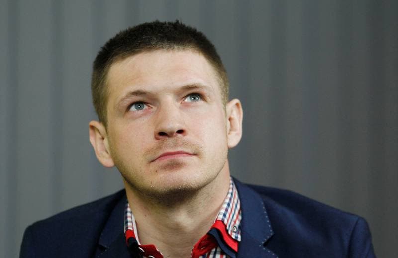 Football. GKS Katowice. Press Conference. 17.03.2015