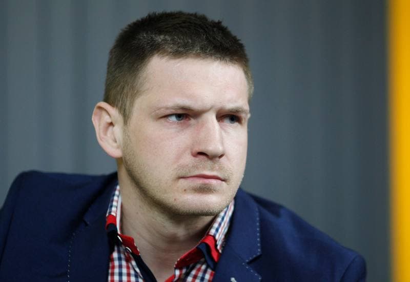 Football. GKS Katowice. Press Conference. 17.03.2015