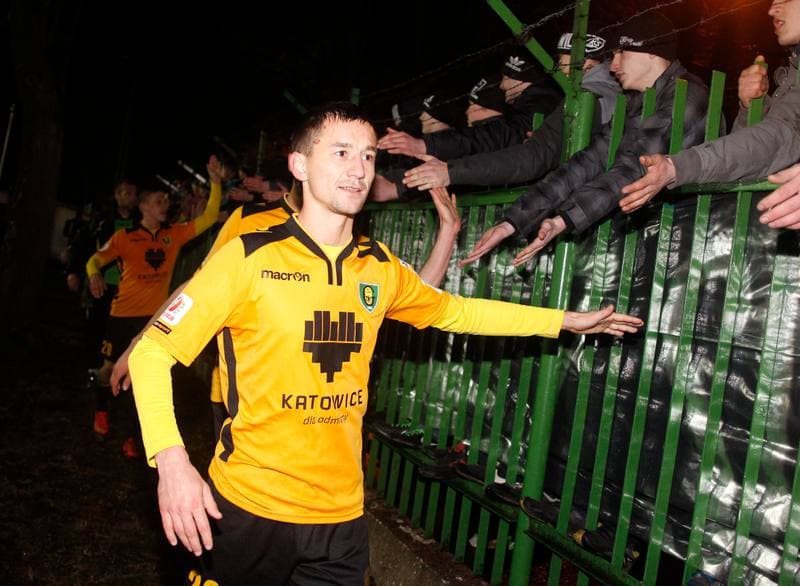 Football. I Liga. GKS Katowice - Flota Swinoujscie. 14.03.2015