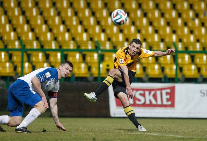 Football. I Liga. GKS Katowice - Flota Swinoujscie. 14.03.2015