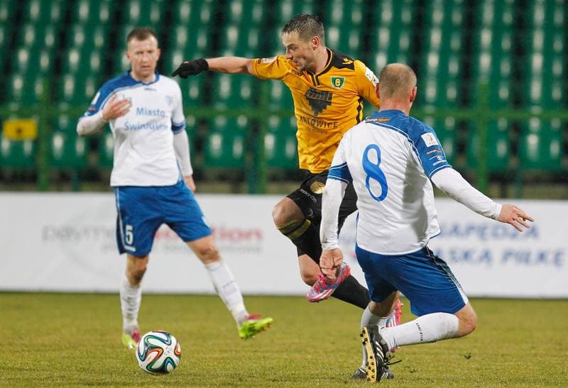 Football. I Liga. GKS Katowice - Flota Swinoujscie. 14.03.2015