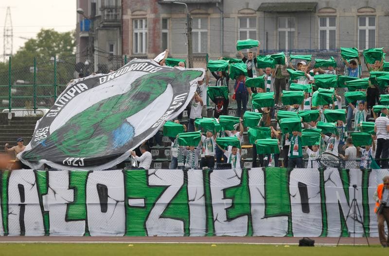 Football. I Liga. Olimpia Grudziadz - GKS Katowice. 11.10.2014