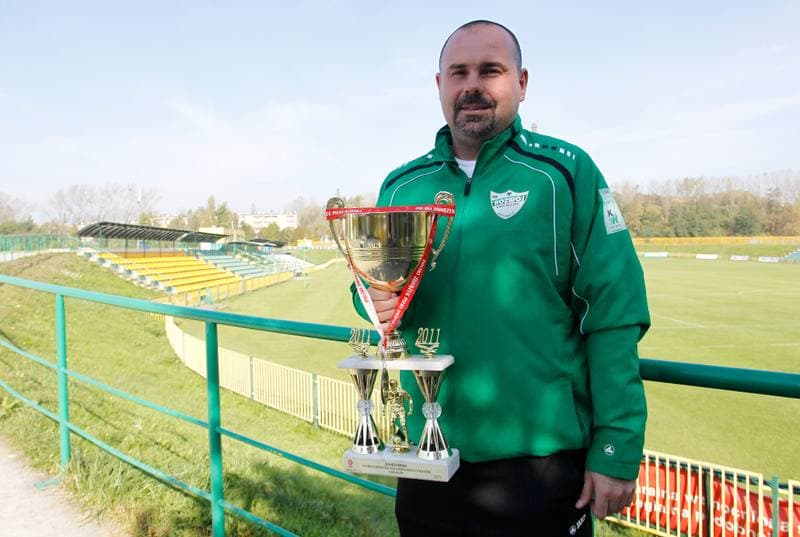 Football. Rozwoj Katowice. Press Conference. 13.10.2014