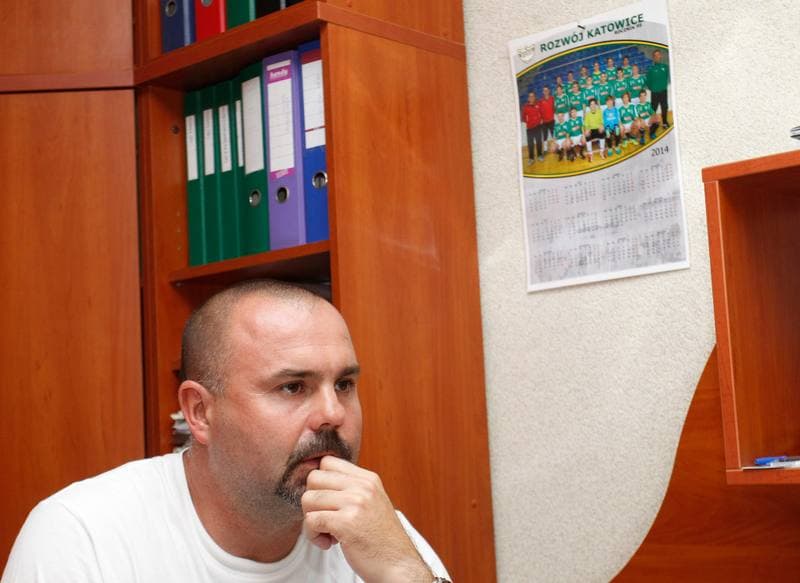 Football. Rozwoj Katowice. Press Conference. 13.10.2014