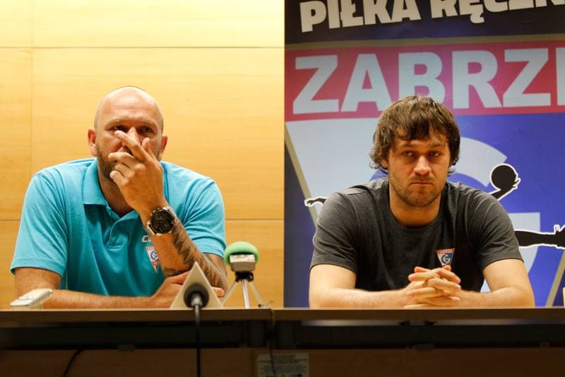 Handball. Gornik Zabrze. Press Conference. 08.09.2016