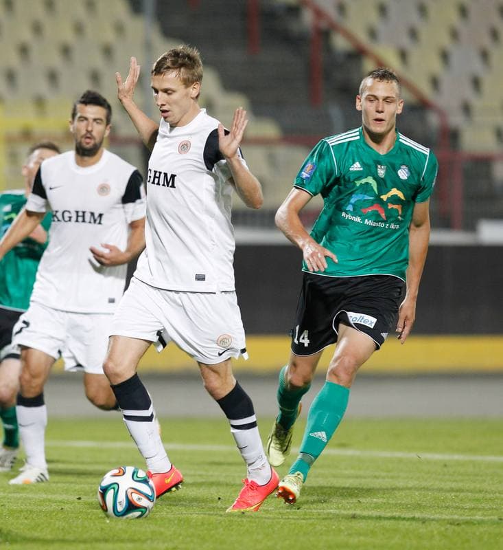 Football. Polish Cup. Energetyk ROW Rybnik - Zaglebie Lubin. 24.09.2014