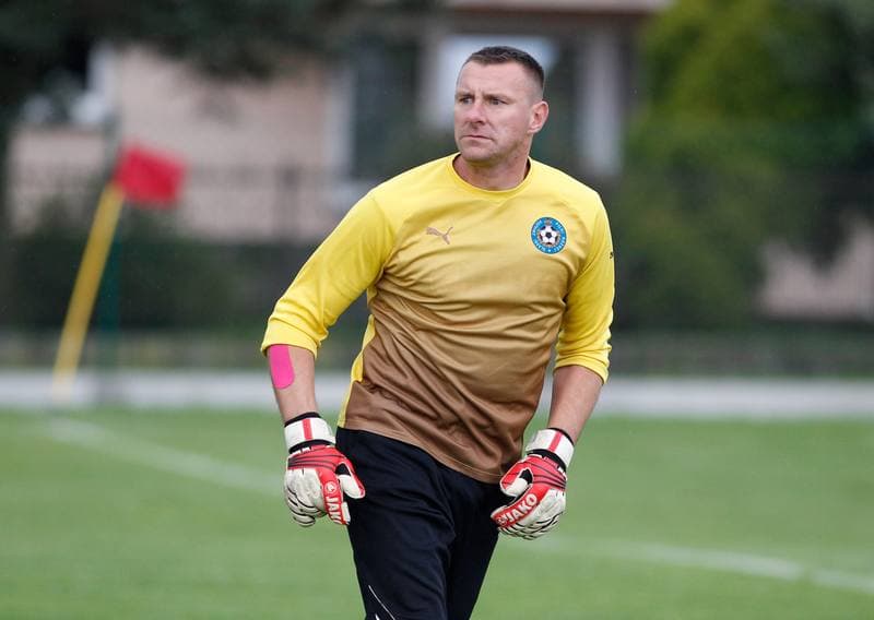 Football. Podokreg Katowice. Strazak Mikolow - Reprezentacja Slaska Oldboyow. 23.09.2014