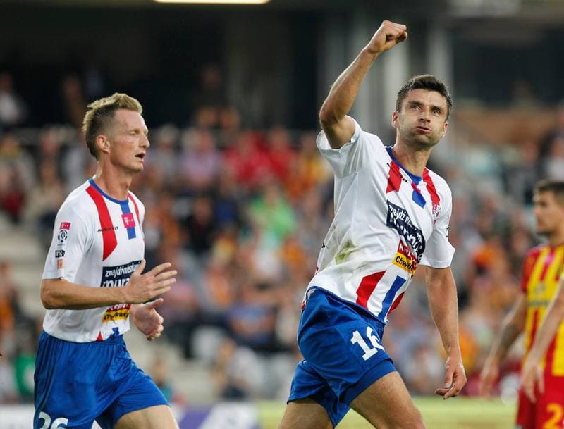 Football. T-Mobile Ekstraklasa. Korona Kielce - Podbeskidzie Bielsko Biala. 15.09.2014