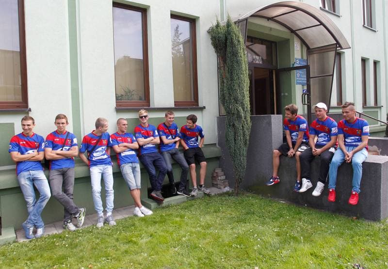 Football. Odra Wodzislaw. Press Conference. 15.09.2014