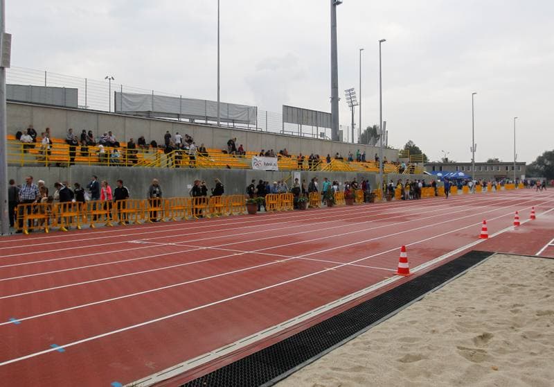 Athletics. Opening of the Athletics Stadium. 12.09.2014