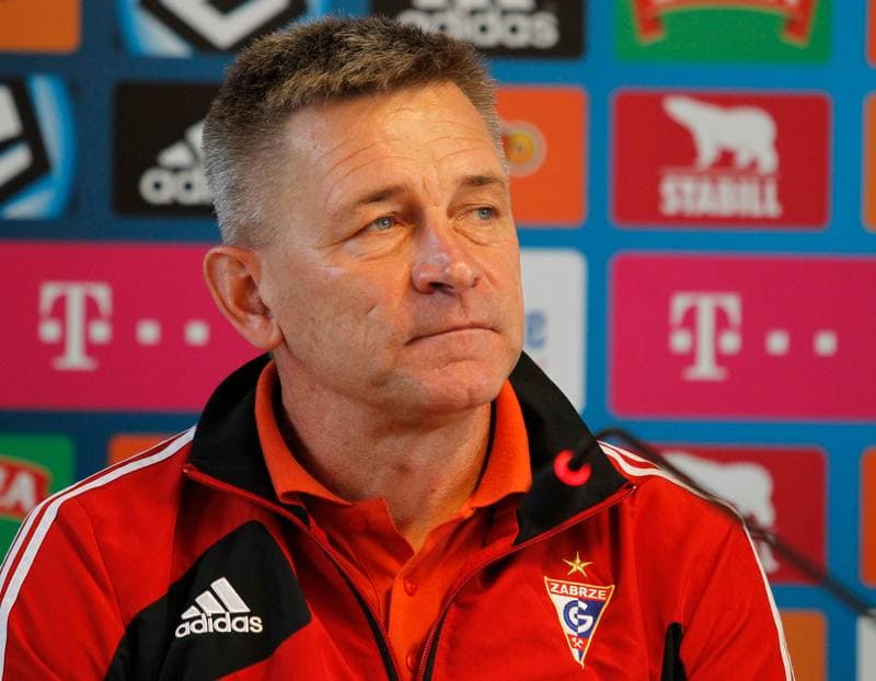 Football. Gornik Zabrze. Press Conference. 12.09.2014