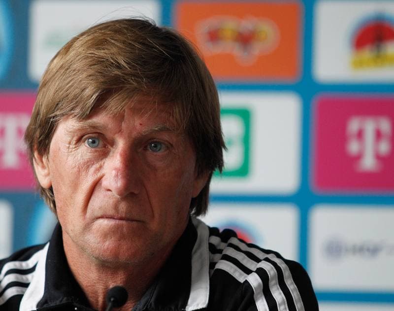 Football. Piast Gliwice. Press Conference. 12.09.2014
