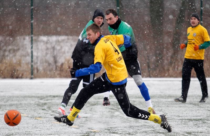 Football. Sparing. Energetyk ROW Rybnik - Janina Libiaz. 25.01.2014