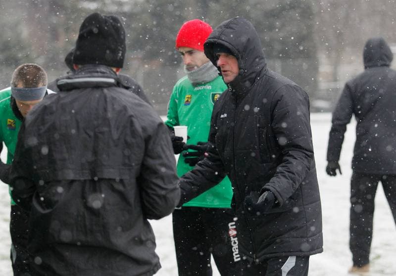 Football. Friendly Match. GKS Katowice - Gornik Leczna. 25.01.2014