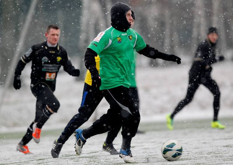Football. Friendly Match. GKS Katowice - Gornik Leczna. 25.01.2014