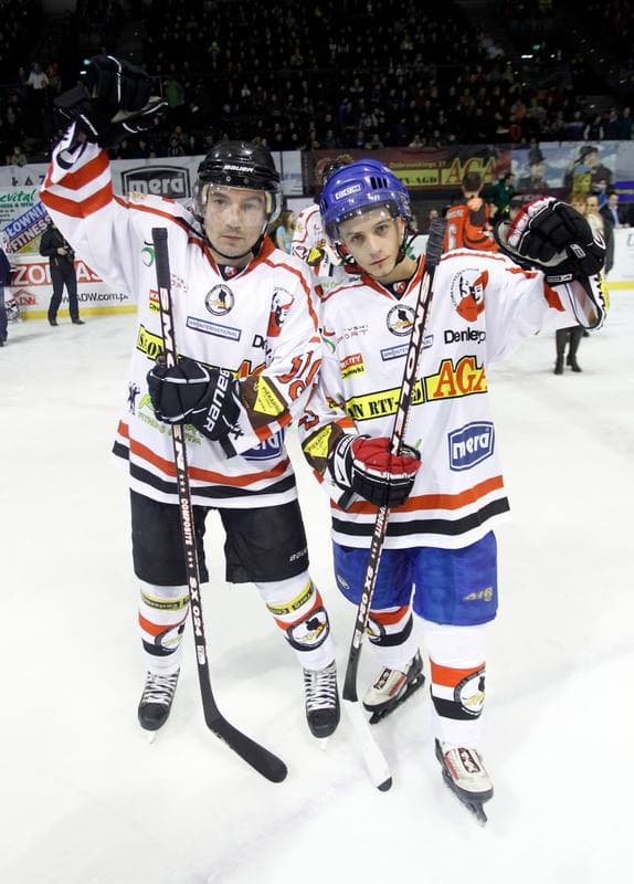 Ice Hockey. Hokej z Gwiazdami. Reprezentacja Hokejowa Artystow - Motorsportowcy. 18.01.2014