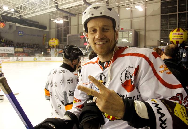 Ice Hockey. Hokej z Gwiazdami. Reprezentacja Hokejowa Artystow - Motorsportowcy. 18.01.2014