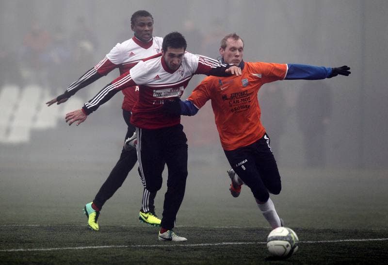Football. Friendly Match. LZS Piotrowka - Gornik Zabrze. 10.10.2013