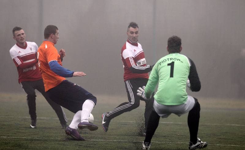 Football. Friendly Match. LZS Piotrowka - Gornik Zabrze. 10.10.2013