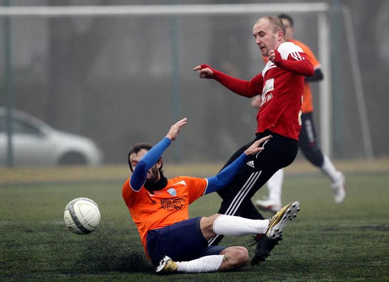 Football. Friendly Match. LZS Piotrowka - Gornik Zabrze. 10.10.2013