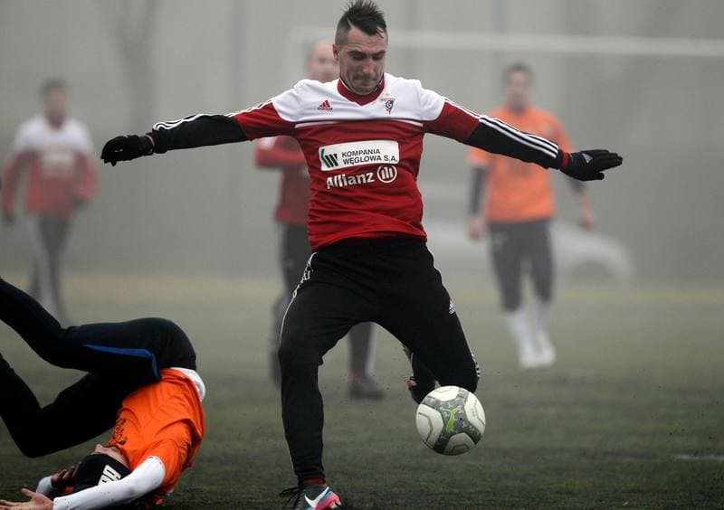 Football. Friendly Match. LZS Piotrowka - Gornik Zabrze. 10.10.2013