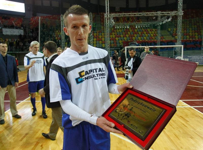 Football. Mateusz Hajto. Press Conference. 22.12.2013