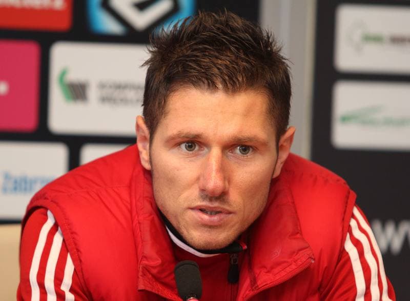 Football. Gornik Zabrze. Press Conference. 22.11.2013