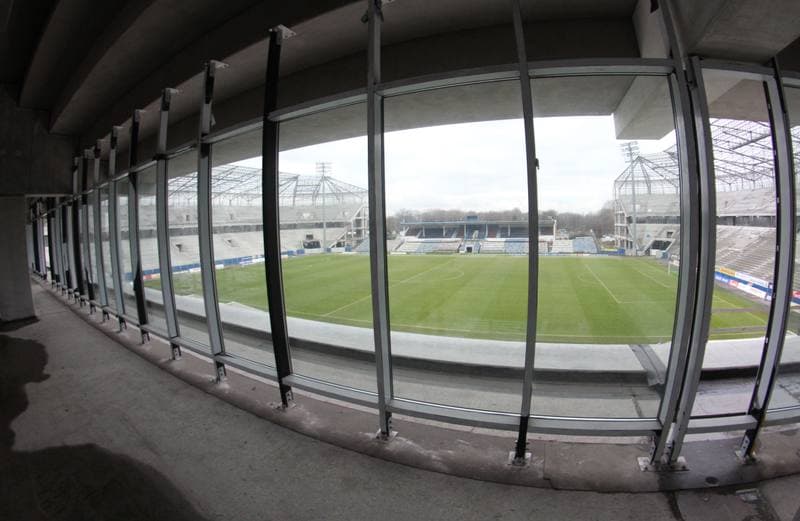 Football. Gornik Zabrze. Press Conference. 26.11.2013