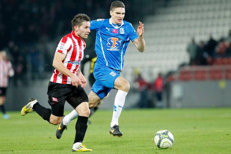 Football. T-Mobile Ekstraklasa. Cracovia Krakow - Lech Poznan. 25.11.2013