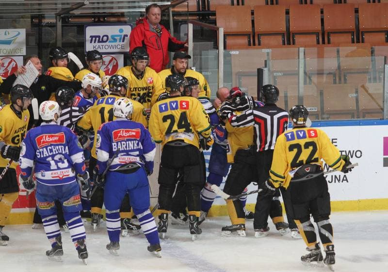 Ice Hockey. Polska Hokej Liga. HC GKS Katowice - Unia Oswiecim. 12.11.2013