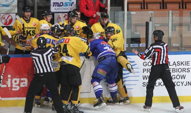 Ice Hockey. Polska Hokej Liga. HC GKS Katowice - Unia Oswiecim. 12.11.2013