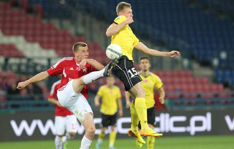 Football. T-Mobile Ekstraklasa. Wisla Krakow - Widzew Lodz. 29.10.2013