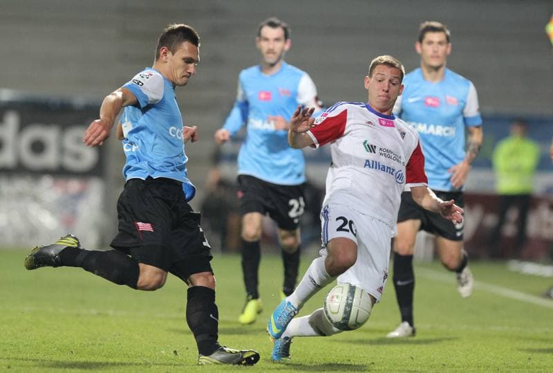 Football. T-Mobile Ekstraklasa. Gornik Zabrze - Cracovia Krakow. 21.07.2014
