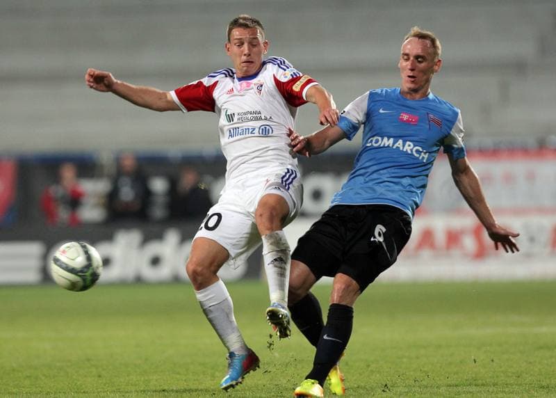 Football. T-Mobile Ekstraklasa. Gornik Zabrze - Cracovia Krakow. 21.07.2014