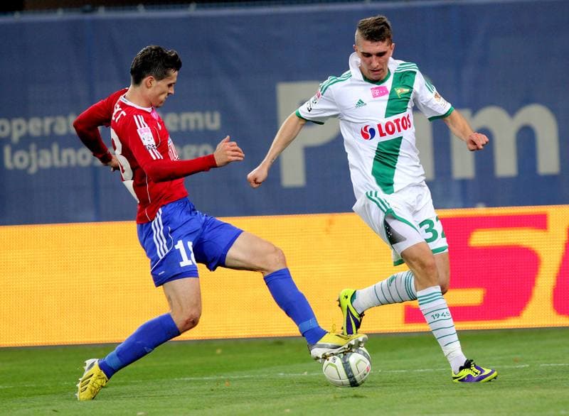 Football. T-Mobile Ekstraklasa. Piast Gliwice - Lechia Gdansk. 26.10.2013