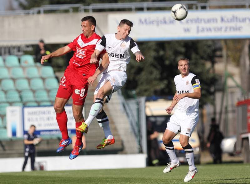Football. I Liga. GKS Tychy - Zaglebie Lubin. 19.10.2014