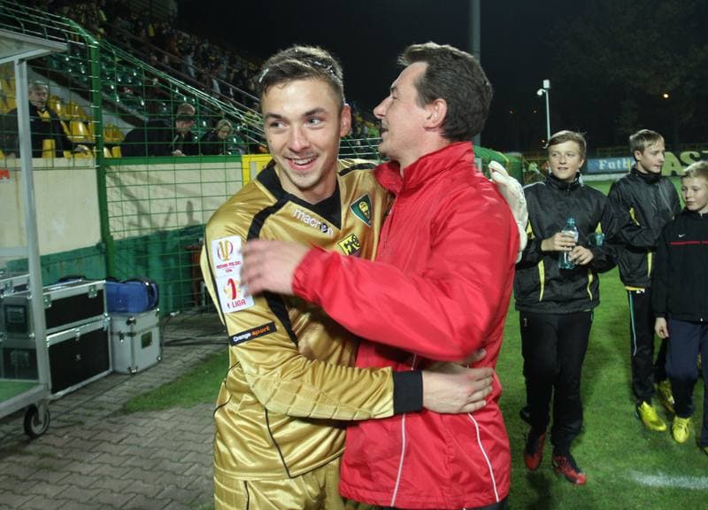 Football. I Liga. GKS Katowice - Olimpia Grudziadz. 10.05.2015